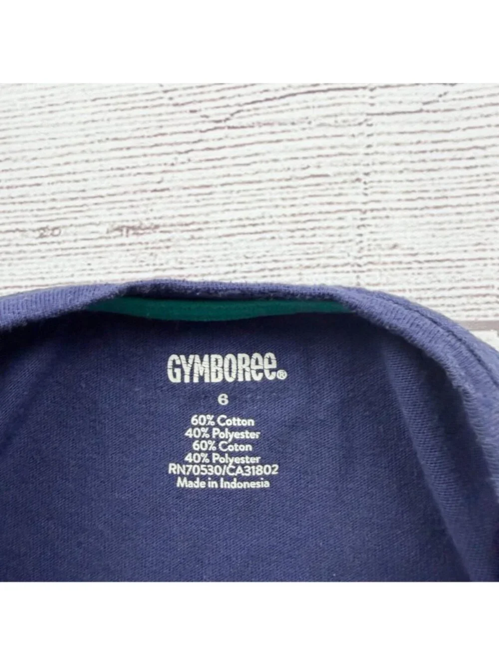 Gymboree Girls Navy Hooray For Today Graphic Tee 6
